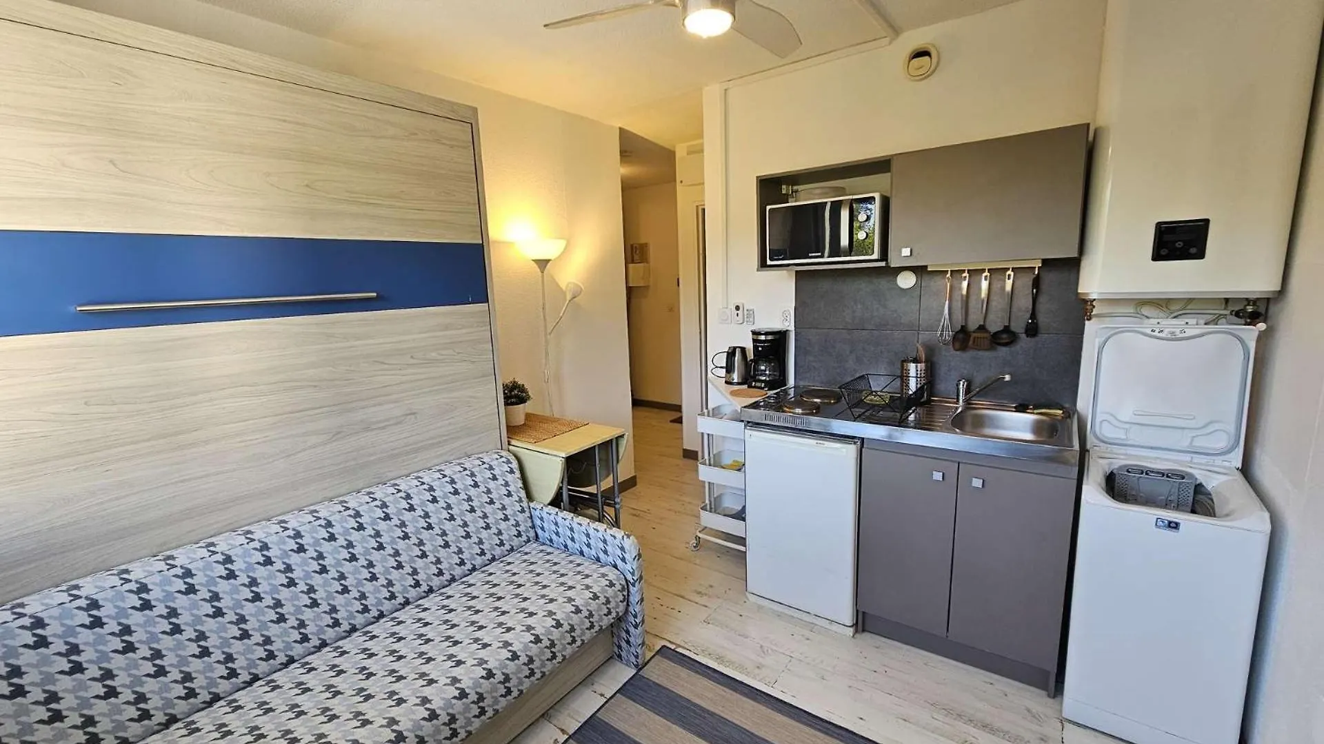 Studio Moderne Au Calme, Piscine Dans La Residence, Lave Linge Сен-Мандрие-сюр-Мер 0*,  Франция